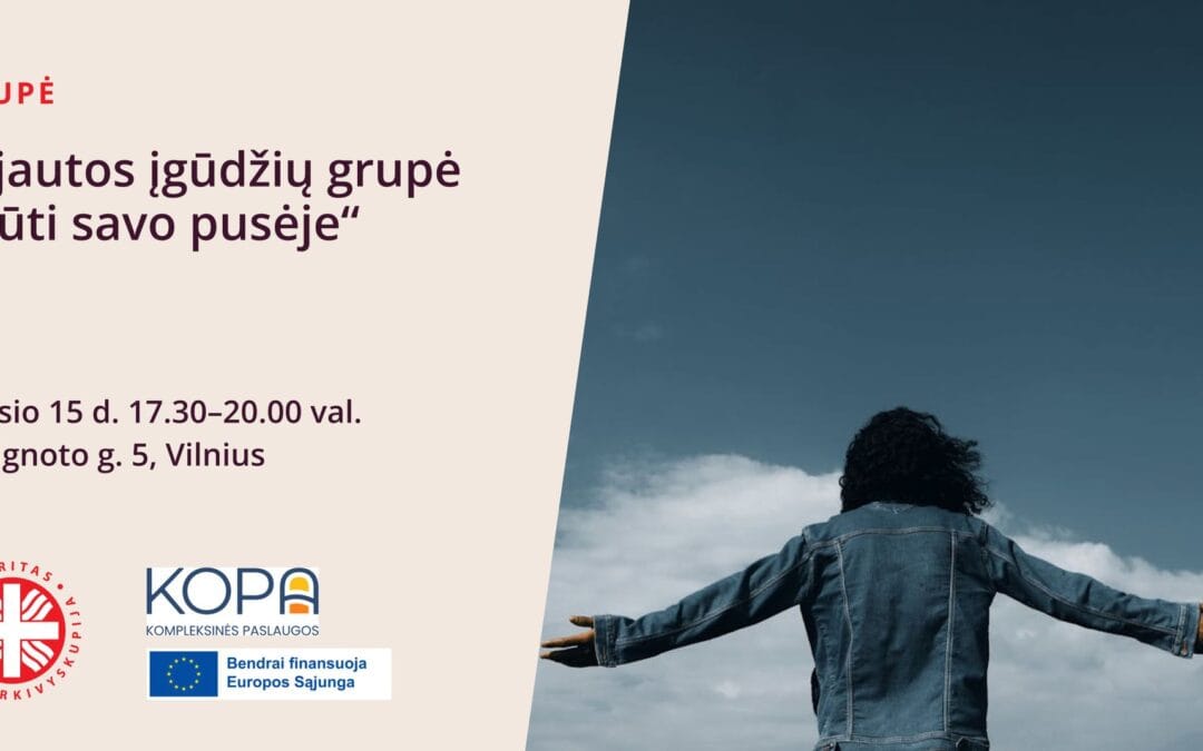 Atjautos įgūdžių grupė „Būti savo pusėje”. Vakarinė grupė