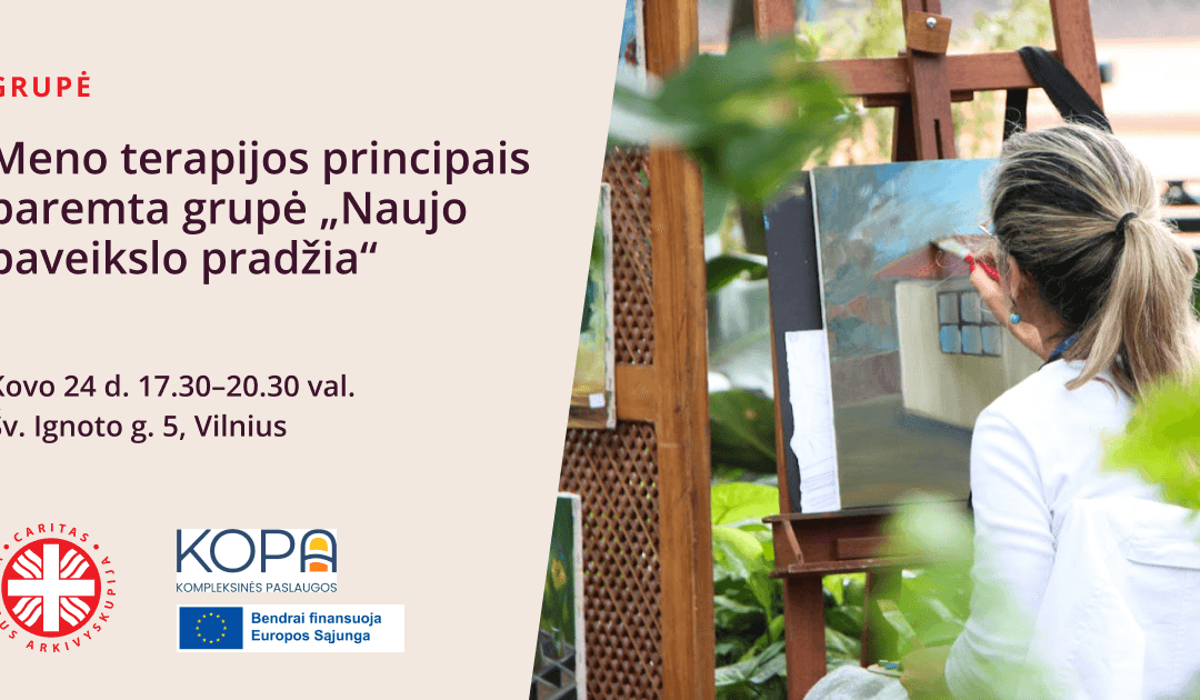 Meno terapijos principais paremta grupė ,,Naujo paveikslo pradžia“