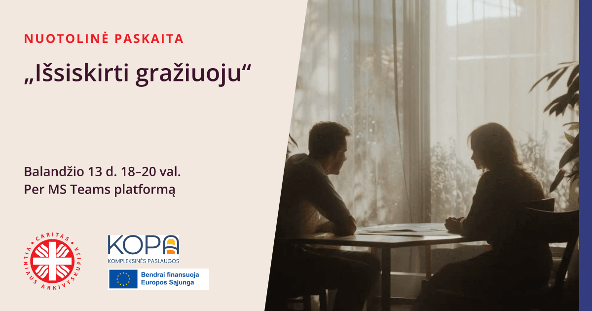 Nuotolinė paskaita „Išsiskirti gražiuoju”