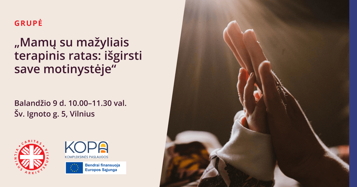 Grupė „Mamų su mažyliais terapinis ratas: išgirsti save motinystėje”