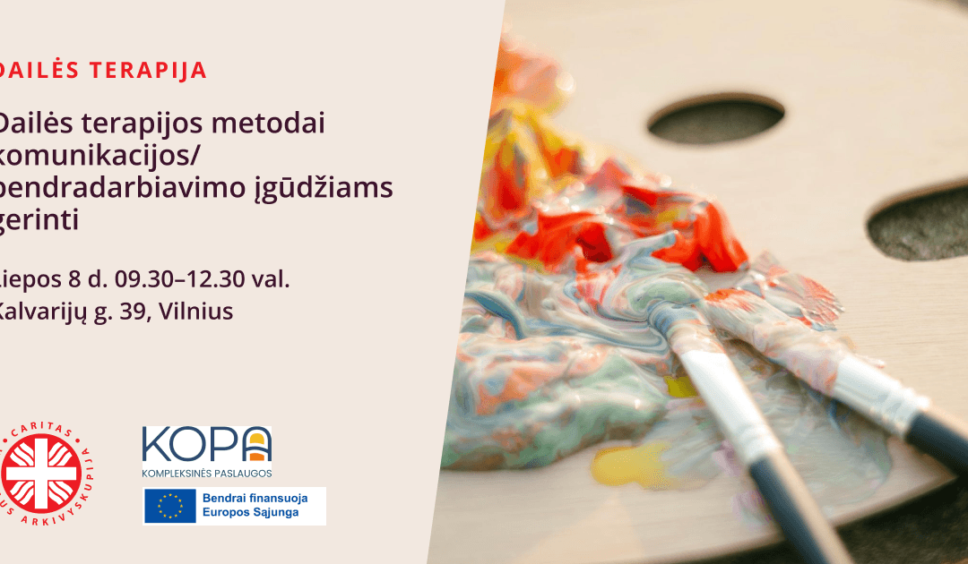 Dailės terapijos metodai komunikacijos/bendradarbiavimo įgūdžiams gerinti (moterims)