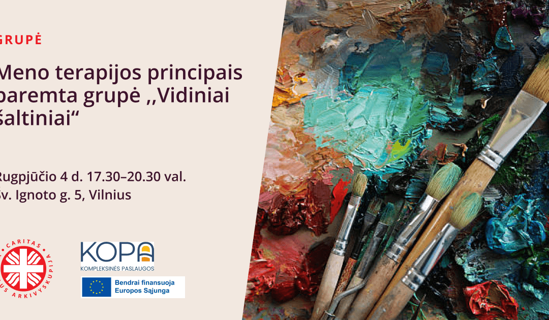 Meno terapijos principais paremta grupė ,,Vidiniai šaltiniai“