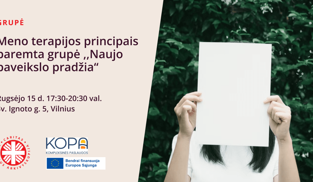Meno terapijos principais paremta grupė ,,Naujo paveikslo pradžia“