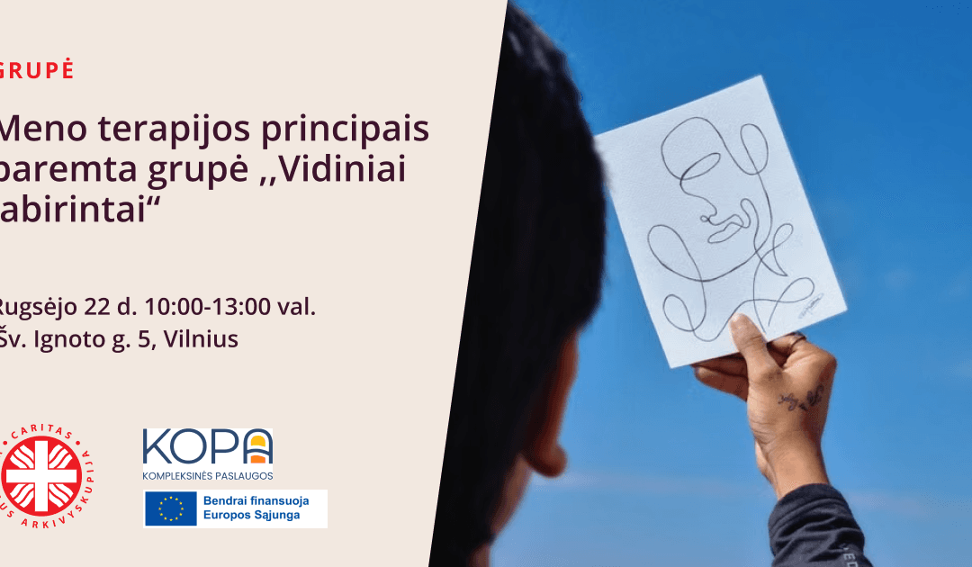 Meno terapijos principais paremta grupė ,,Vidiniai labirintai“